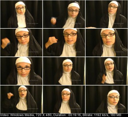 Chaste Nun Instructs You on Sin and Steamy Semen Salvation