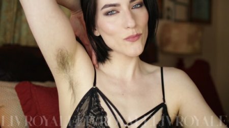 Hairy Armpits Tease with Gentle CEI