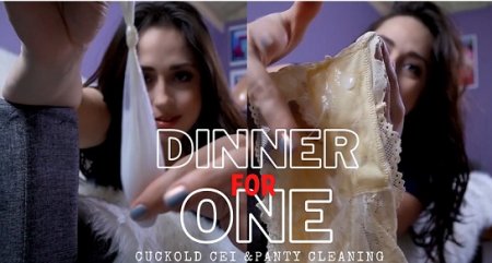 Dinner for One: Cuck CEI+Panty Cleaning
