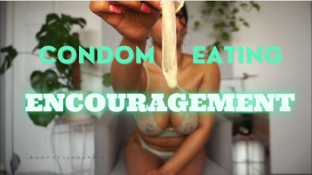 Goddess Aquaria - Condom Eating Encouragement