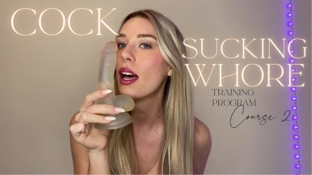 Goddess Ally Etana - Cock Sucking Training Program - Course 2