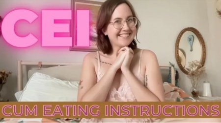 happylilcamgirl - Cum Eating Instructions