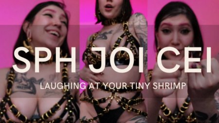 SPH JOI CEI:LAUGHING AT YOUR TINY SHRIMP by Devillish Goddess